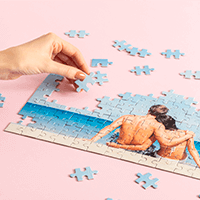 quebra cabeças como presente 