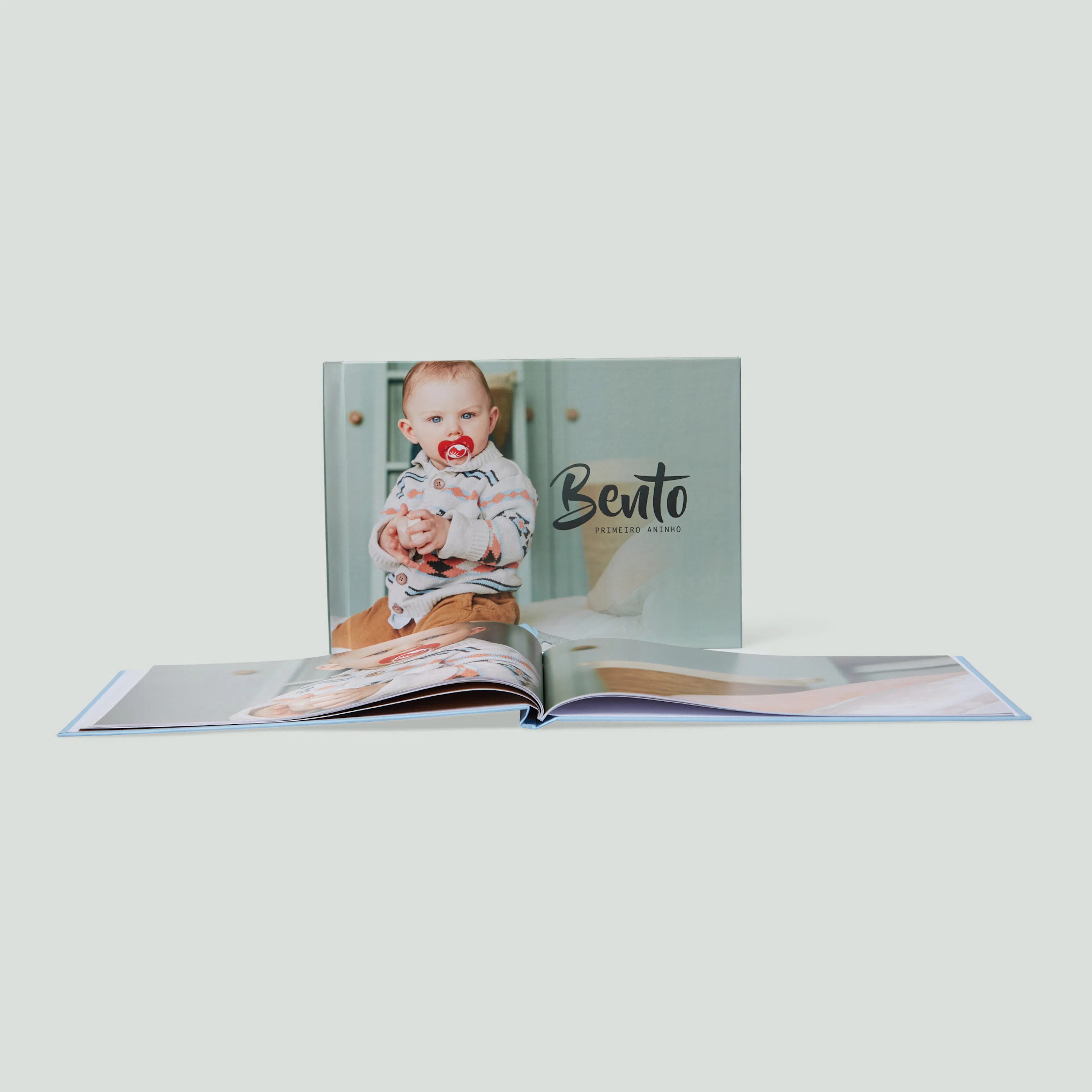 Fotolivro Plus, detalhe da capa laminada