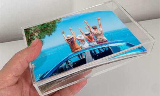 Caixa Acrílica para Fotos