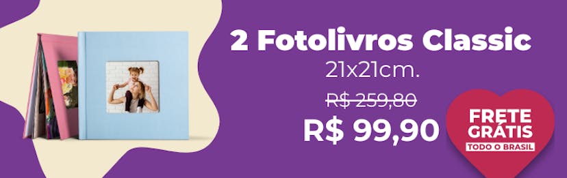 2 Fotolivros Classic com Frete