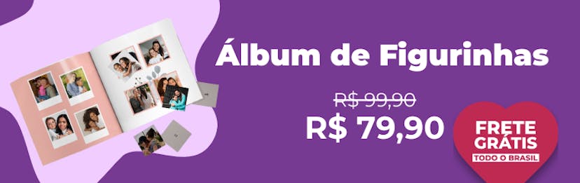 Álbum de Figurinha com Frete