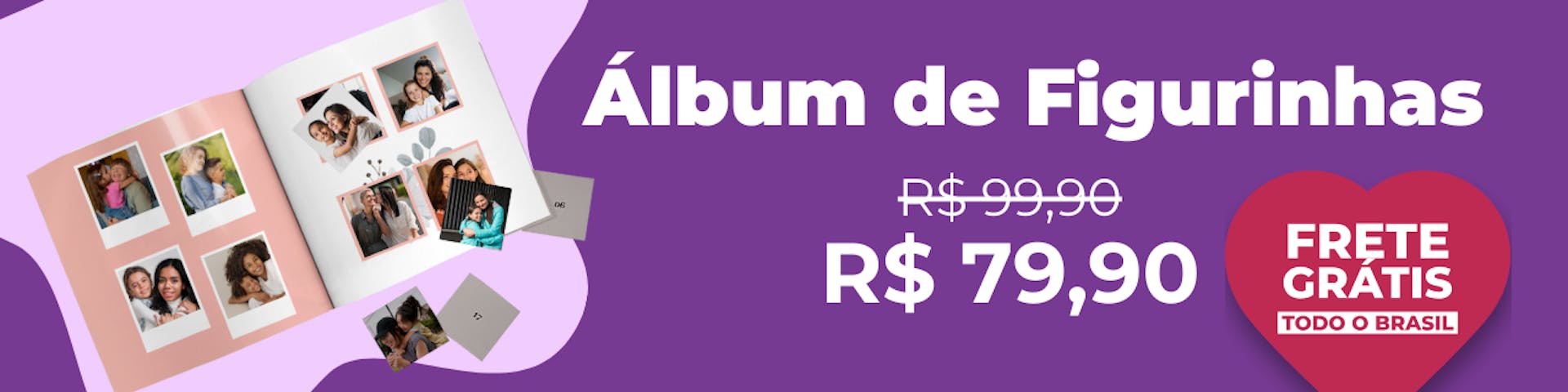 Álbum de Figurinha com Frete