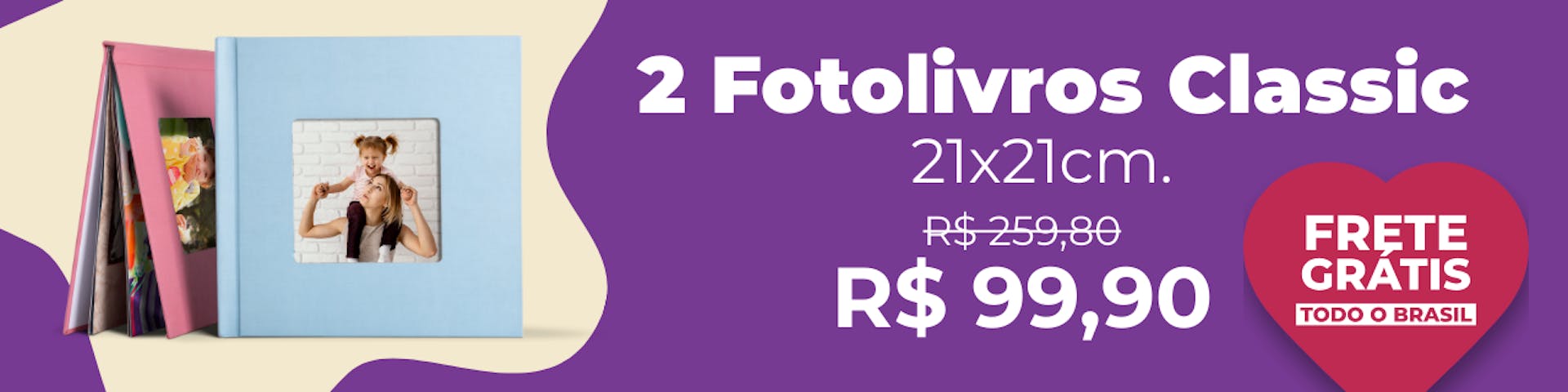 2 Fotolivros Classic com Frete