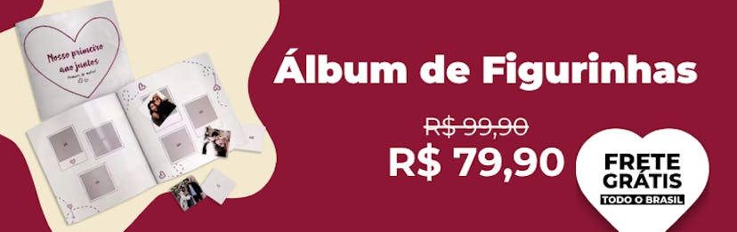 Álbum de Figurinhas com Frete Grátis
