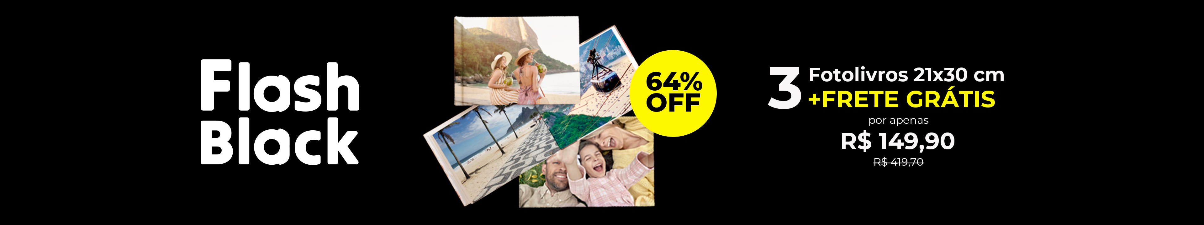 Vale 3 Fotolivro Plus 21x30cm só R$ 149,90