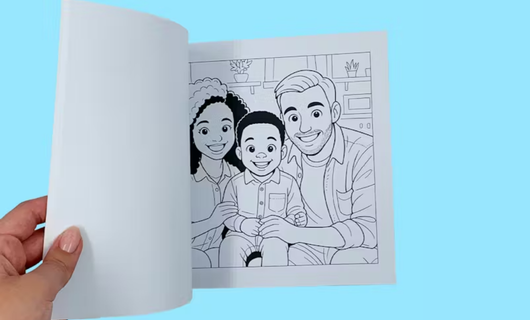 fotolivro de colorir