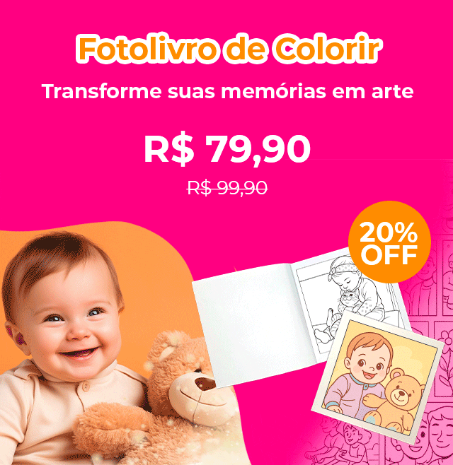 Fotolivro de Colorir 