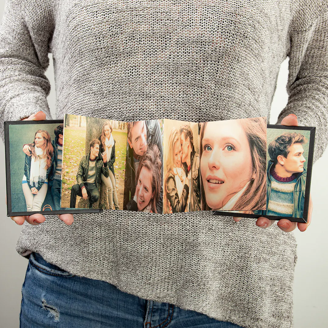 Fotolivro Sanfona fechado capa magnética