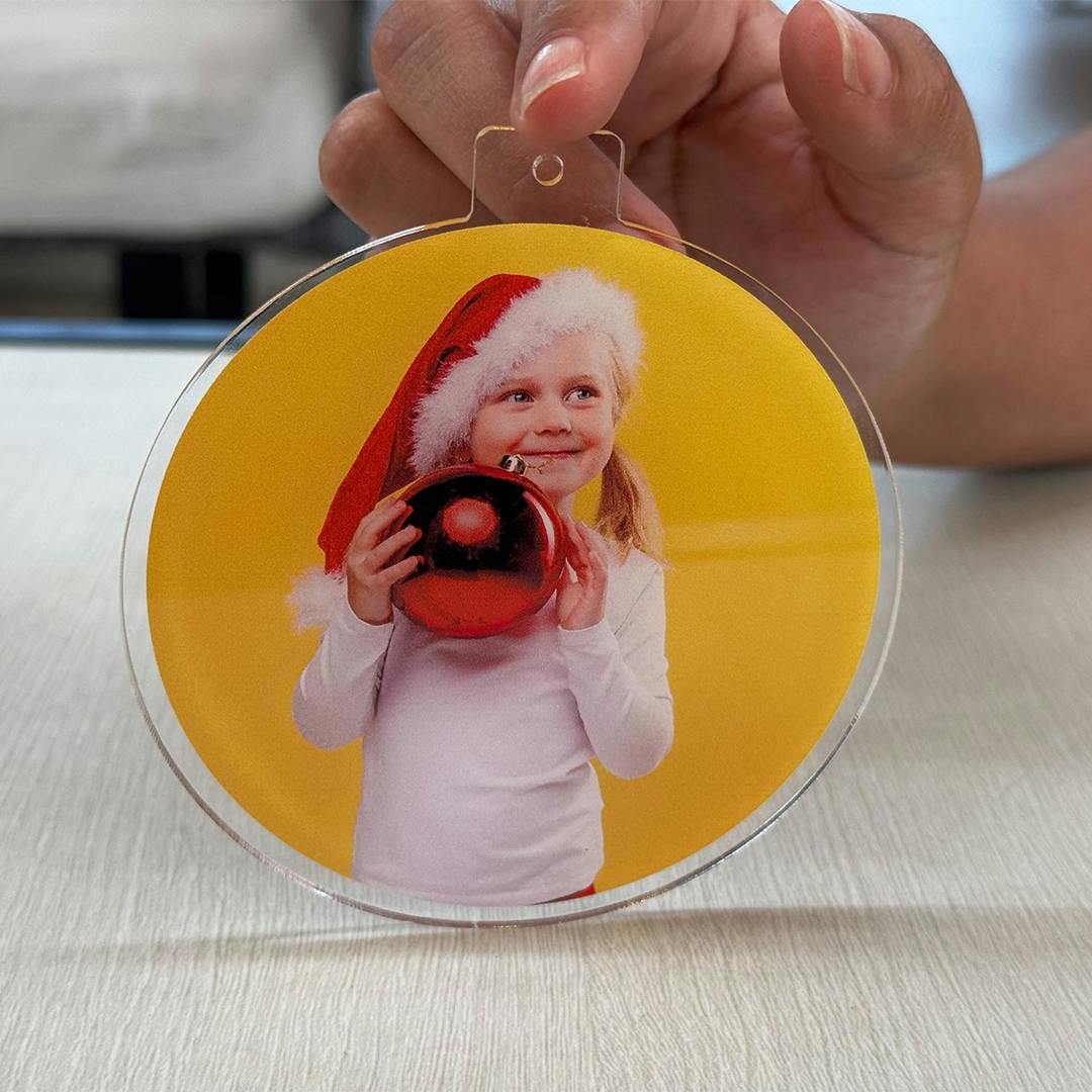 Enfeites de Natal de Acrílico