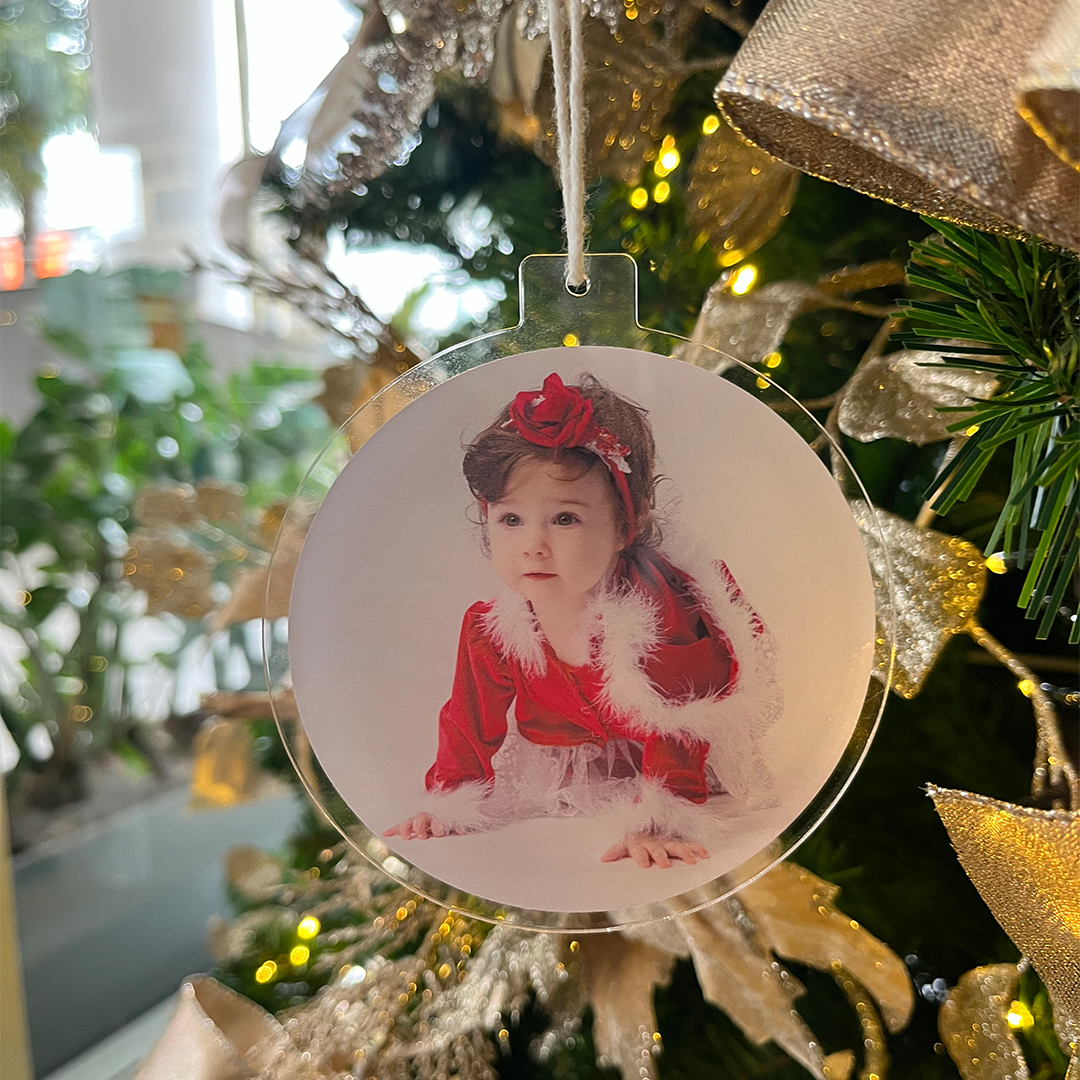 Enfeites de Natal de Acrílico