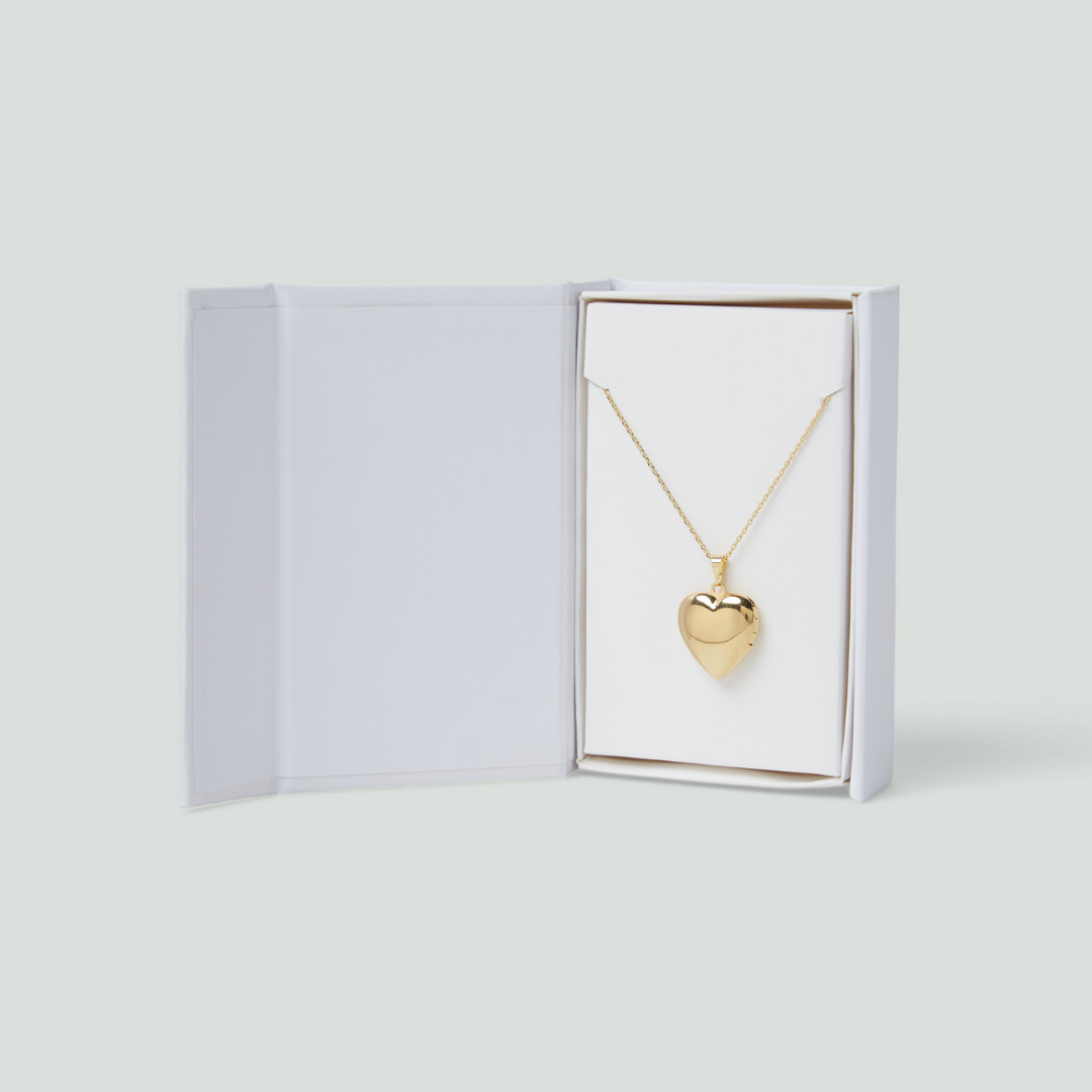 Colar Relicário Coração