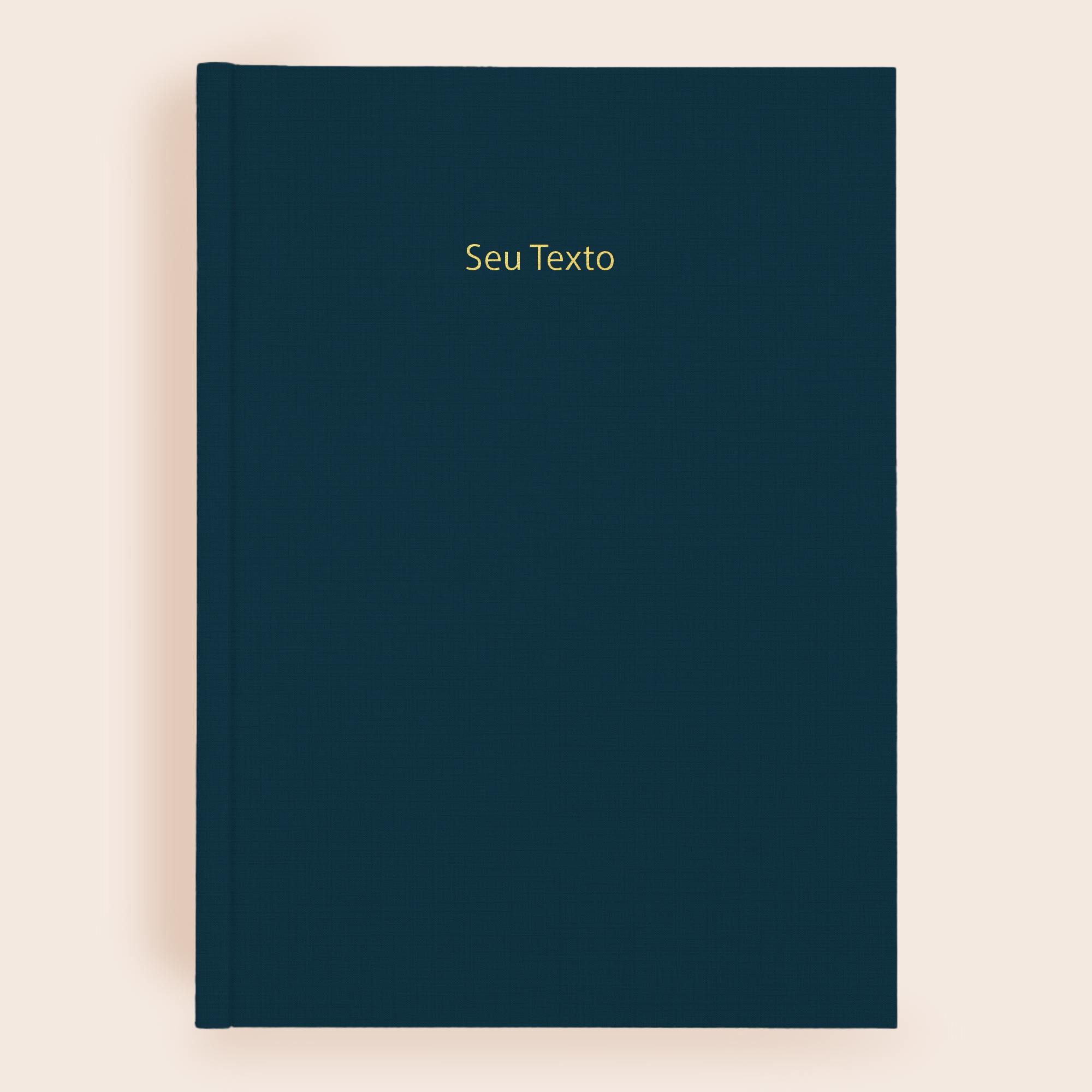 scrapbook vertical azul marinho