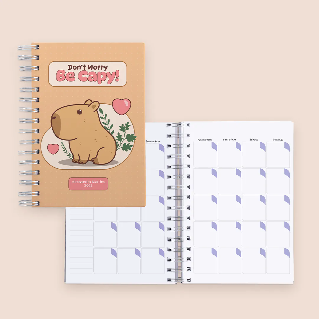 Planner 2026 Capivaras