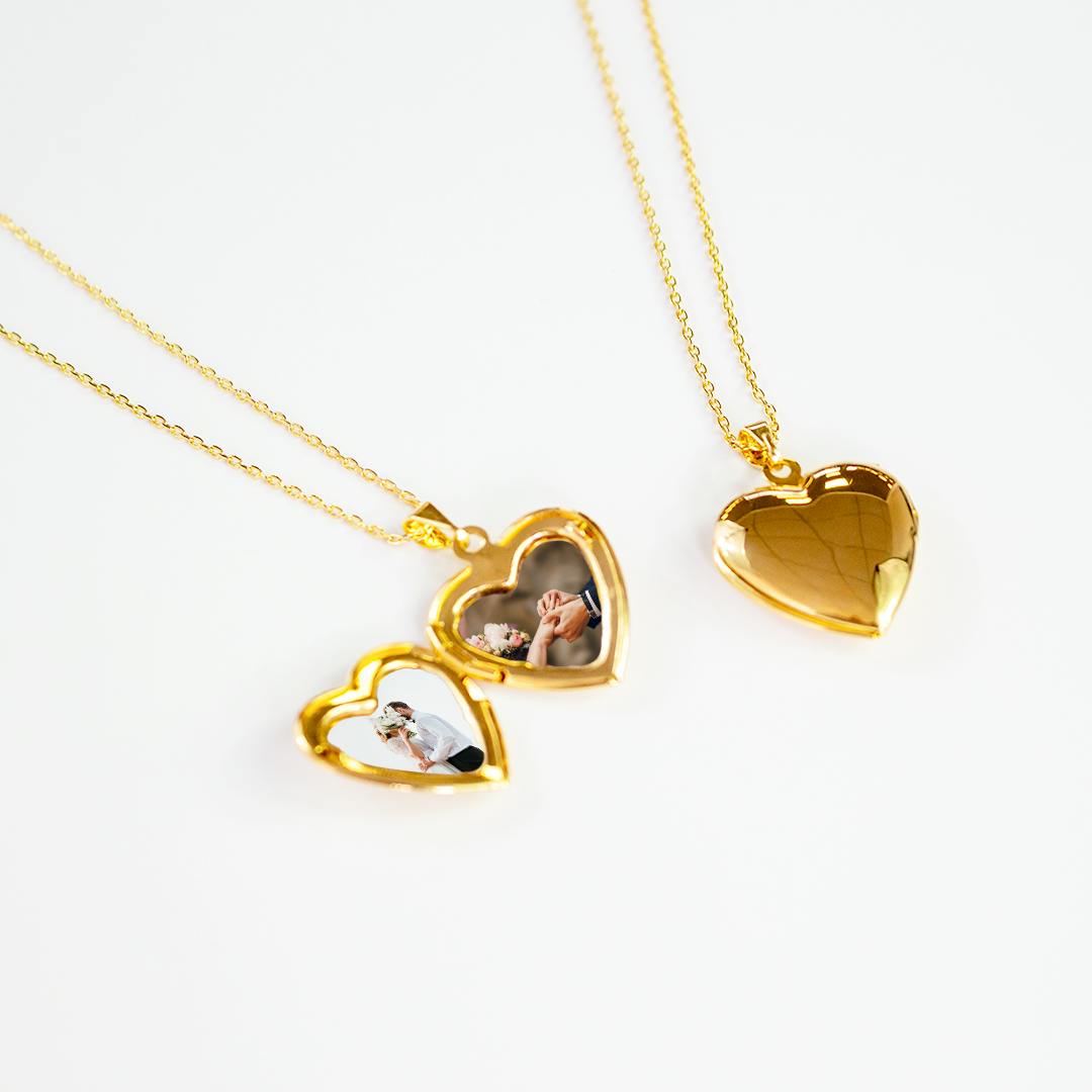 Colar Relicário Coração