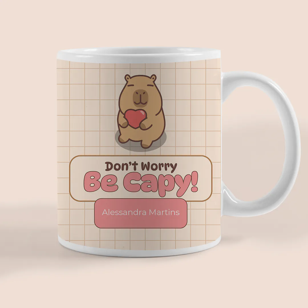 Caneca capivara lado 3