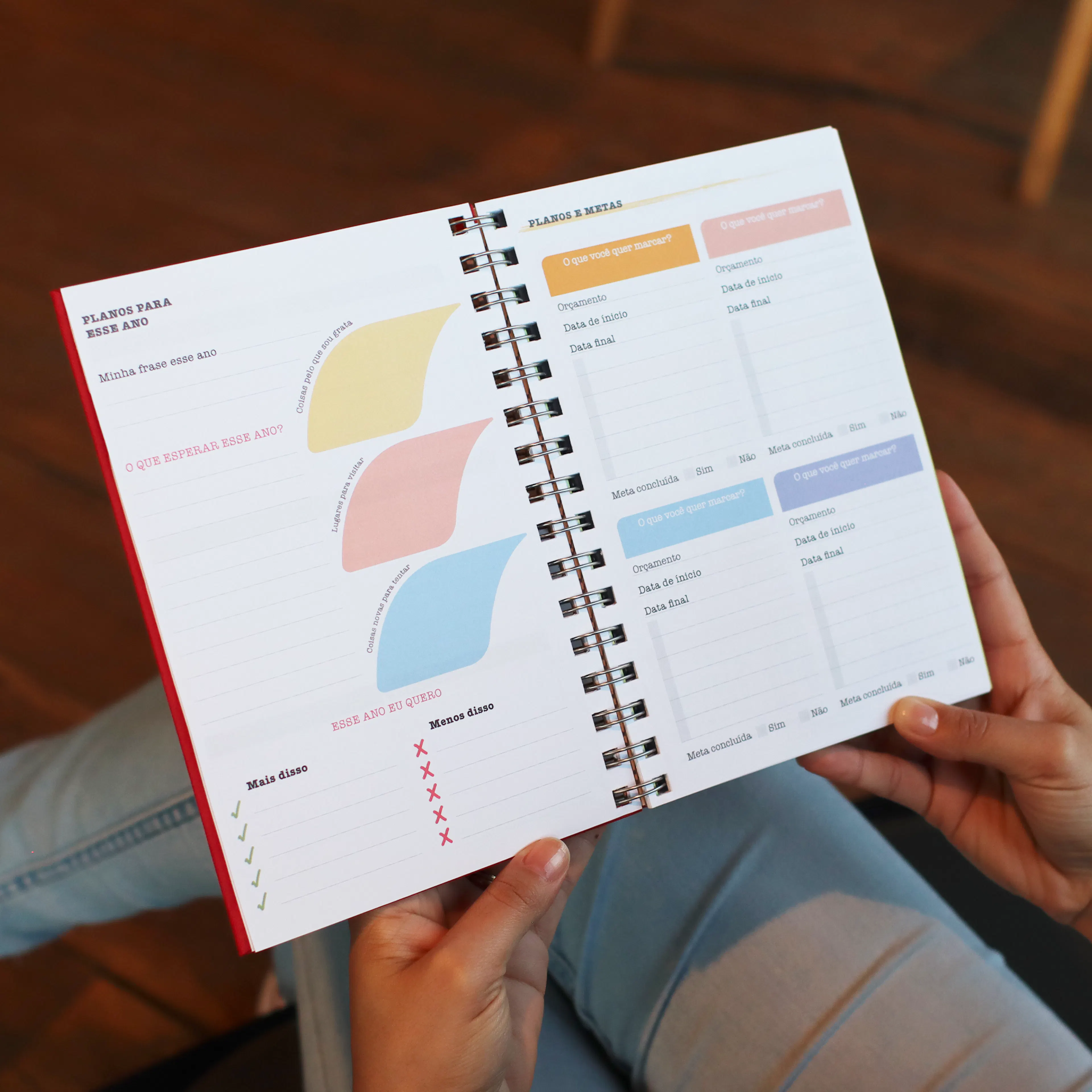 Planner 2026 Capa Couro