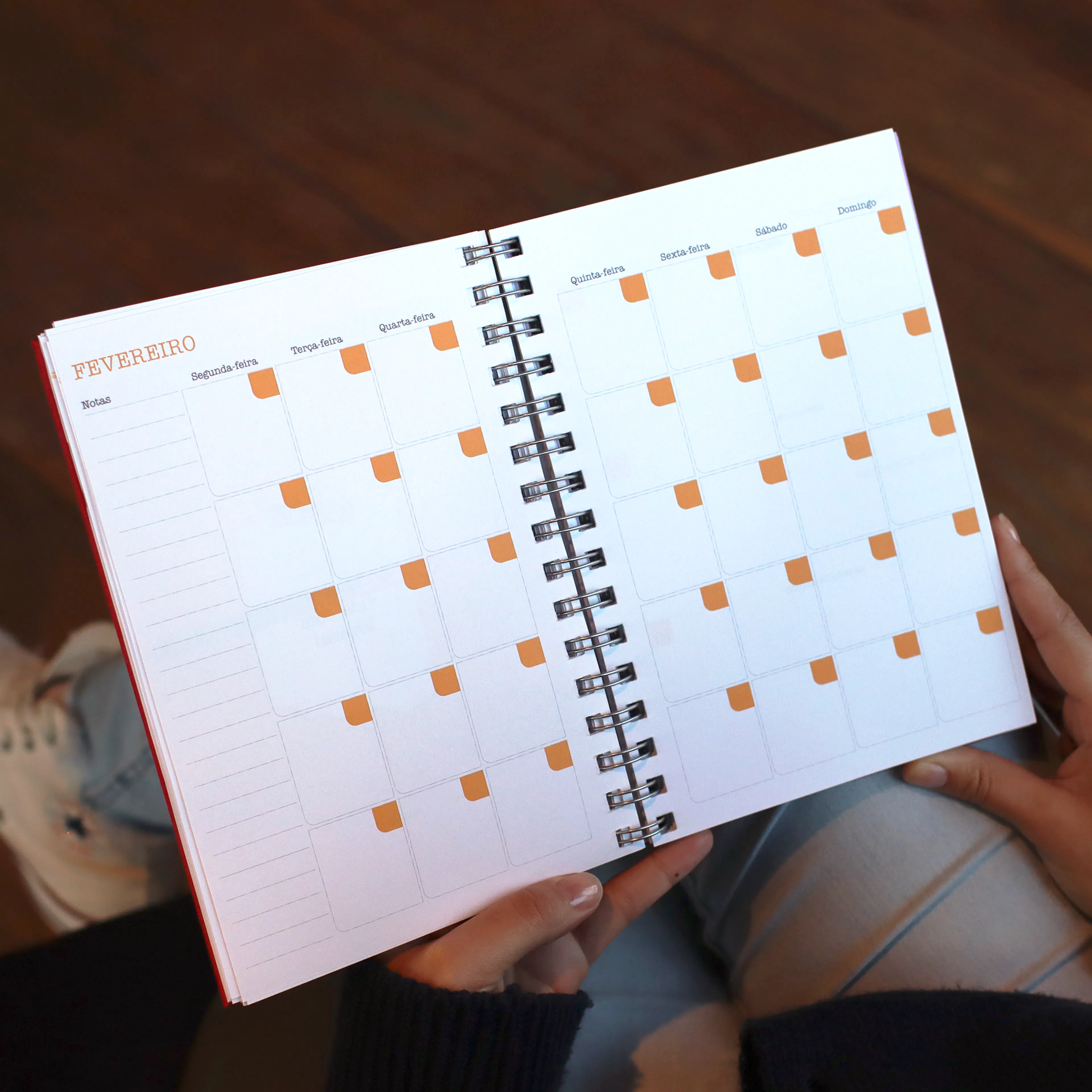 Planner 2026 Capa Couro