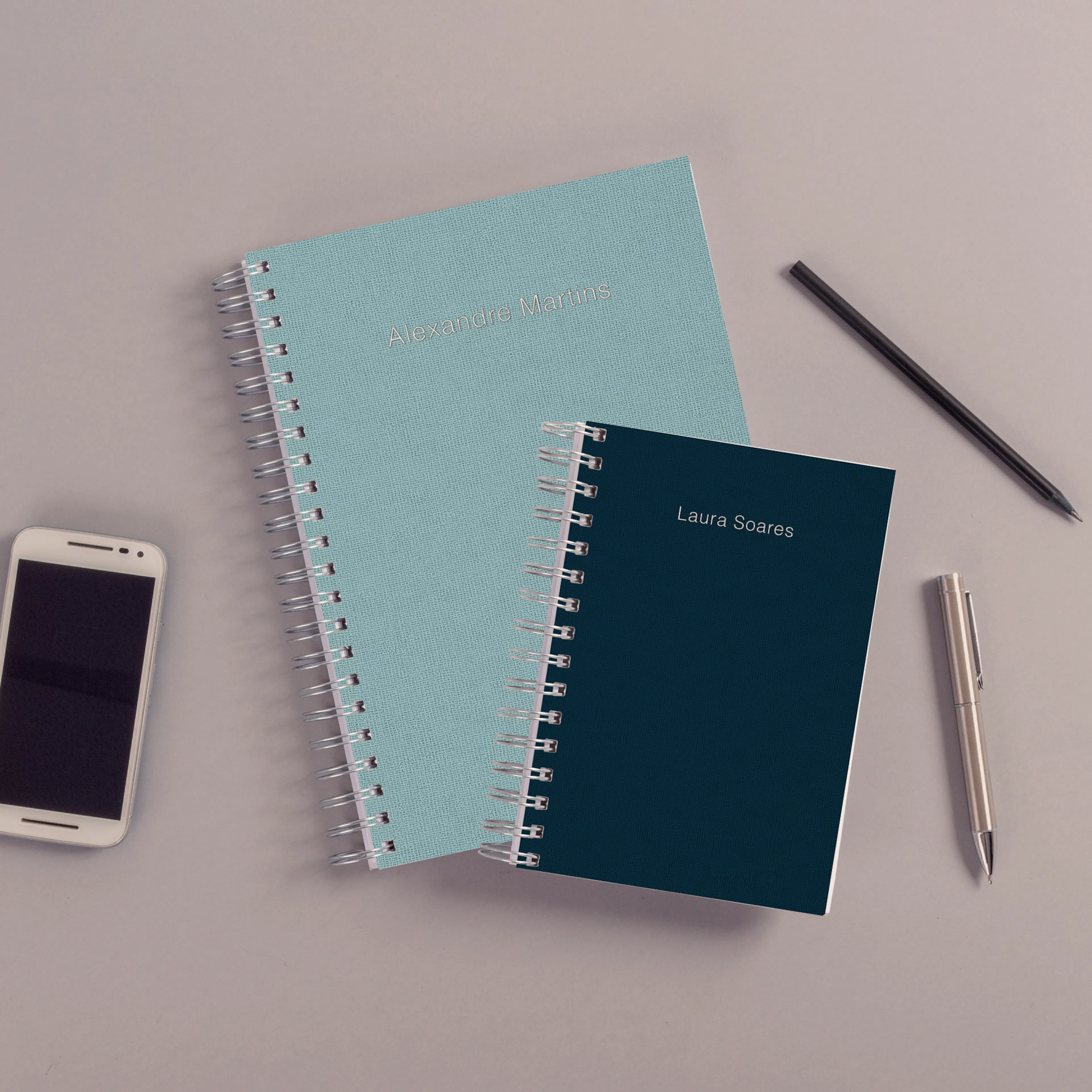 Caderno Capa Linho
