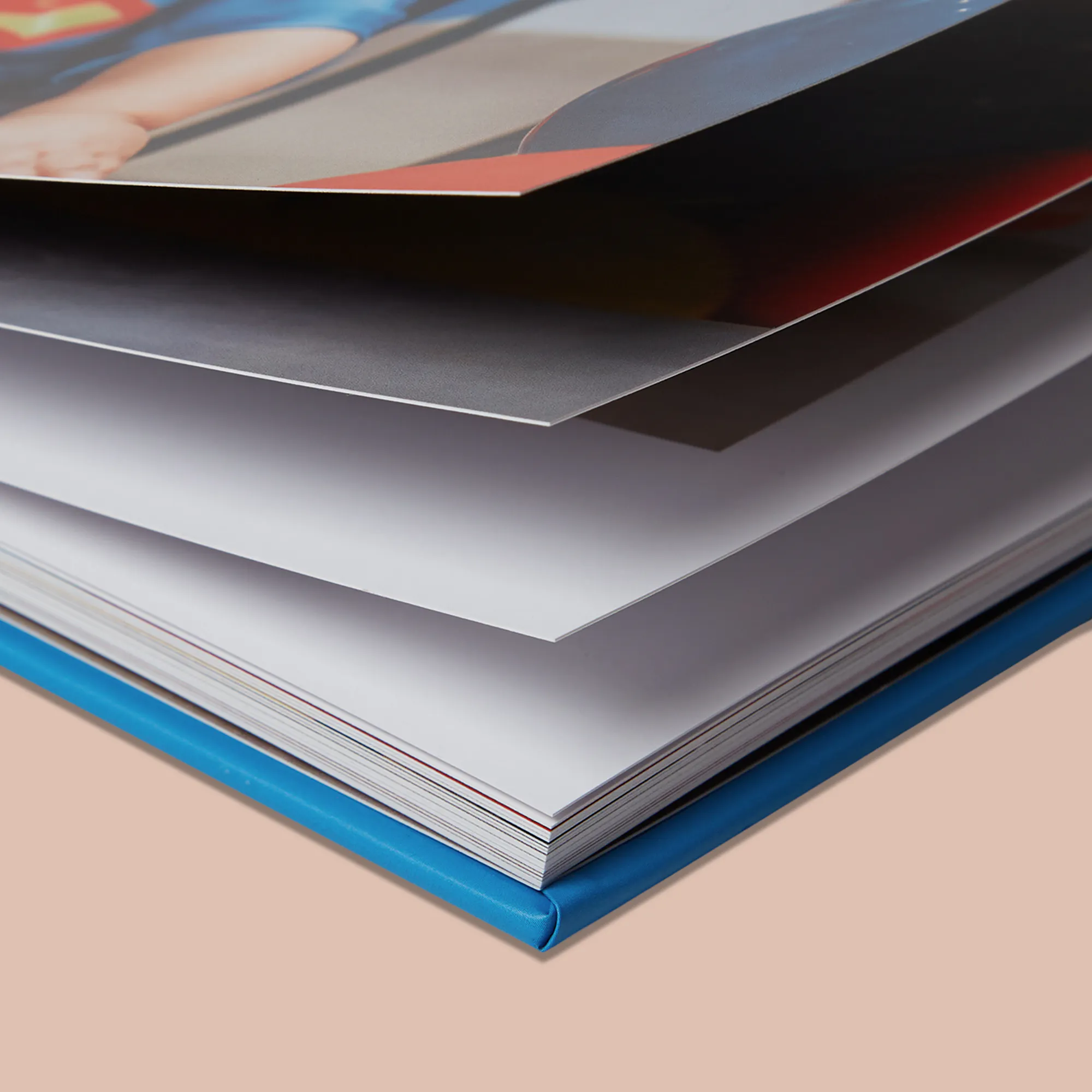 Páginas do Fotolivro Premium em couché 400 g/m²