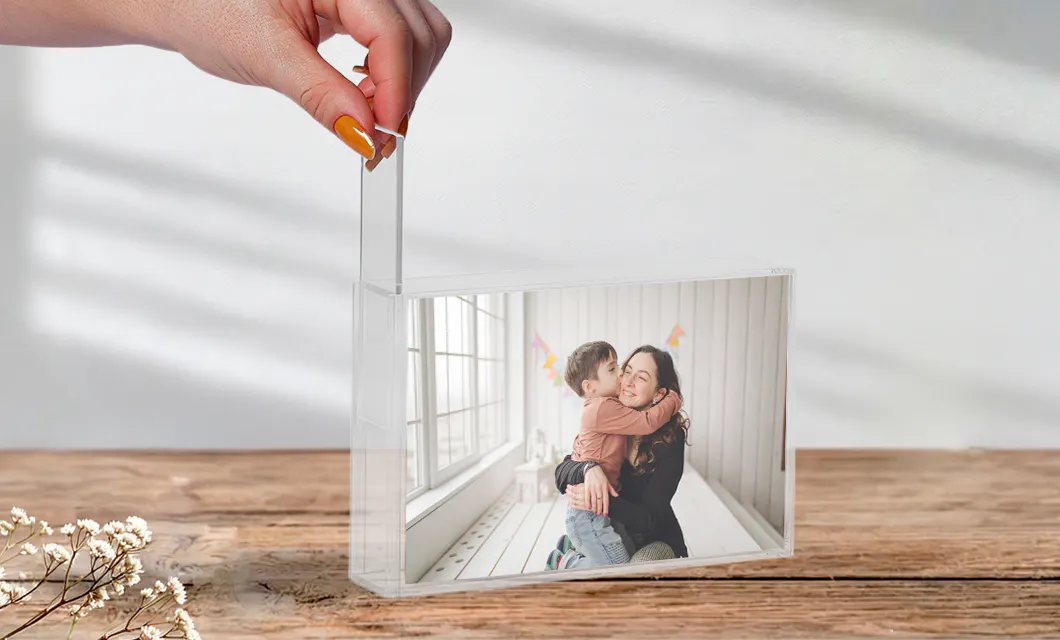 Caixa Acrílica para Fotos
