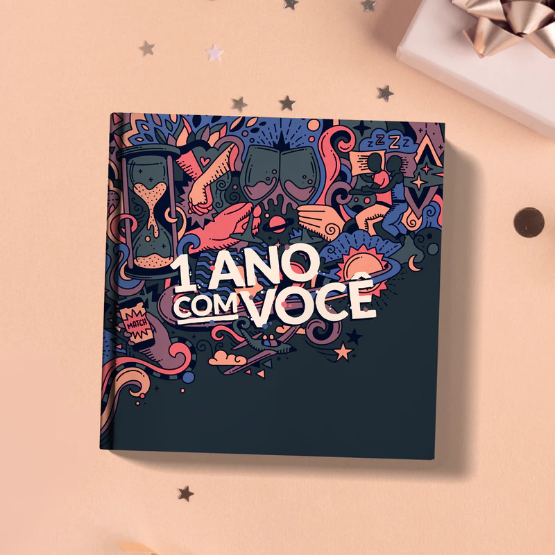 Álbum de Figurinhas - 1 Ano De Namoro