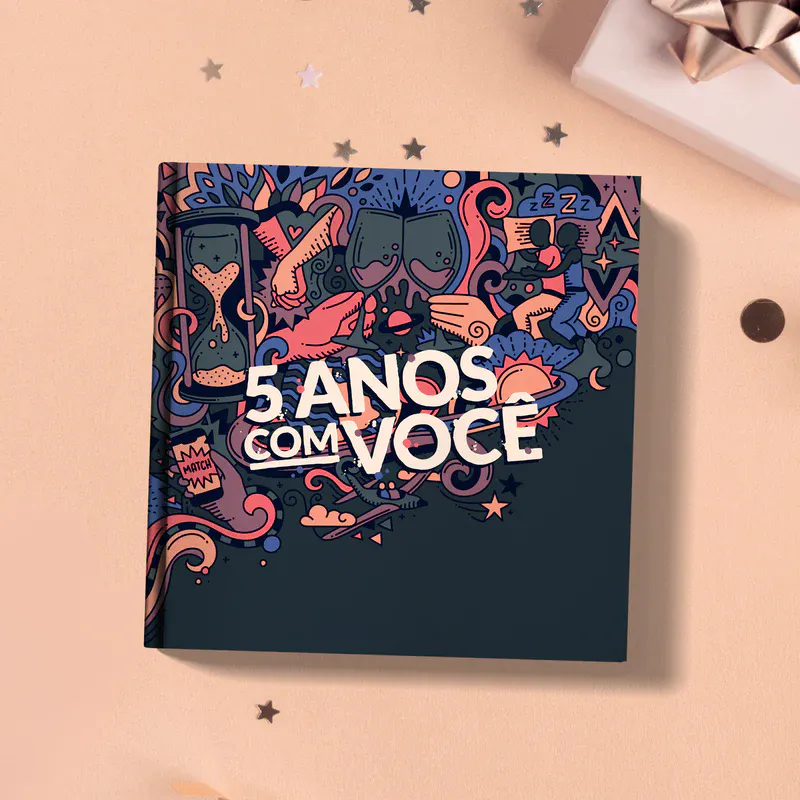 Álbum de Figurinhas - 5 Anos de Namoro