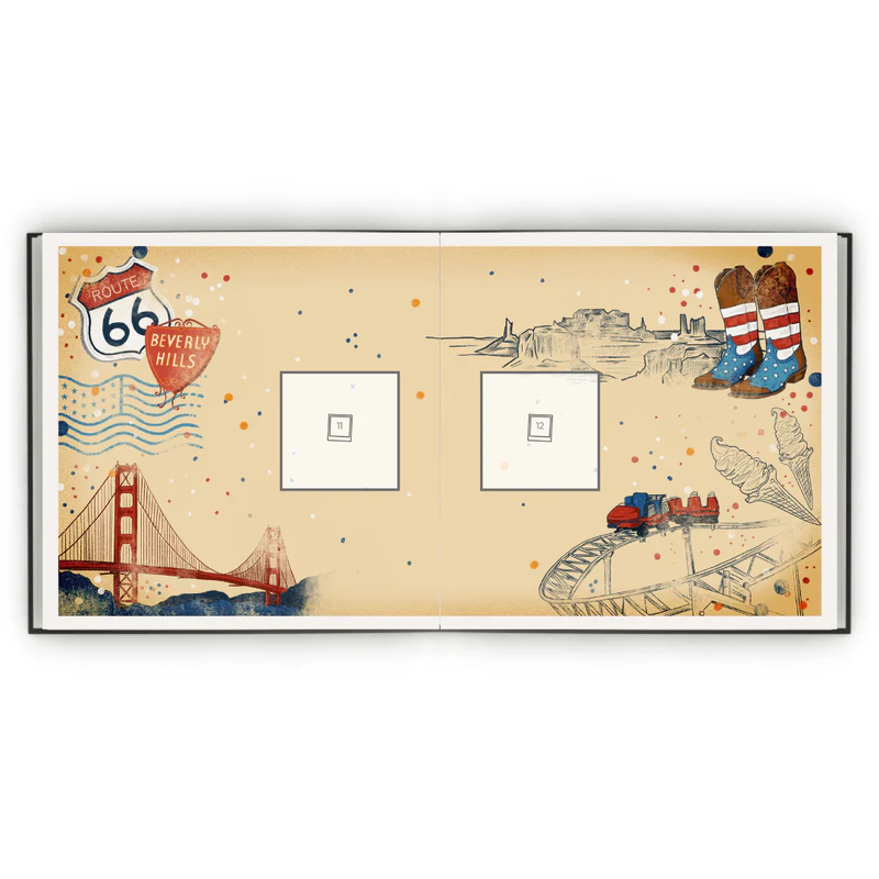 Álbum de Figurinhas - Estados Unidos