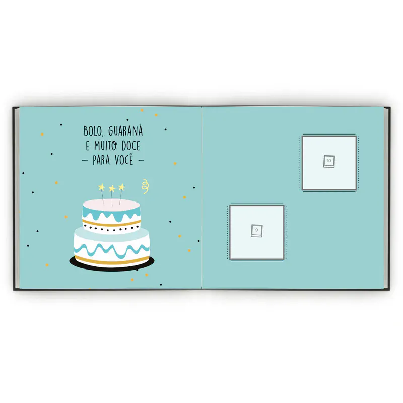Álbum de Figurinhas - Niver Mini Humanos