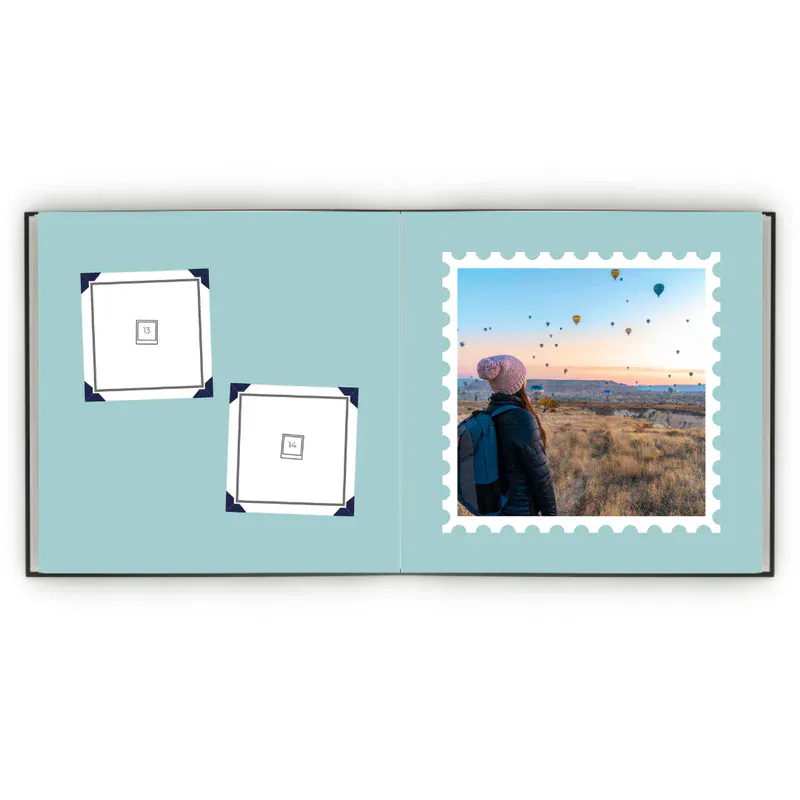 Álbum de Figurinhas - Cartão postal
