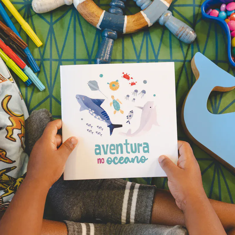 Álbum de Figurinhas - Aventura no mar
