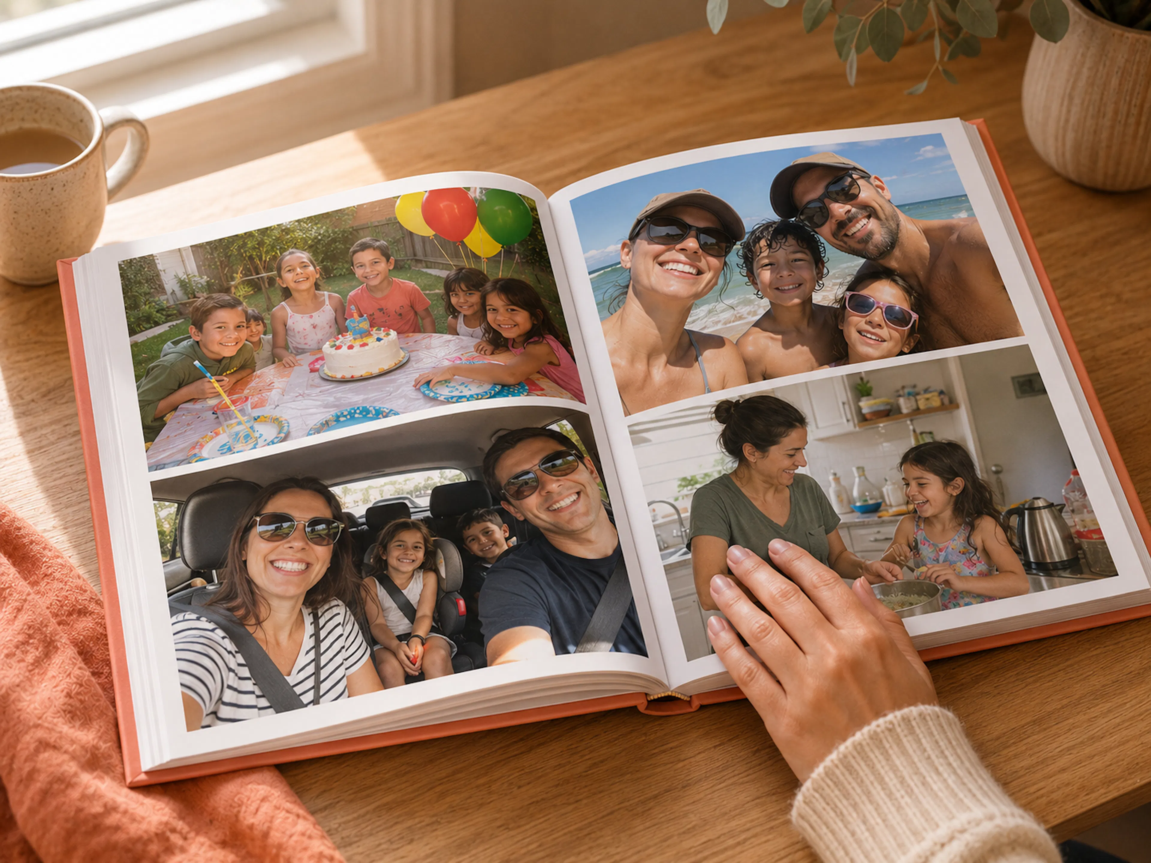 Fotolivro Plus 21×30 aberto