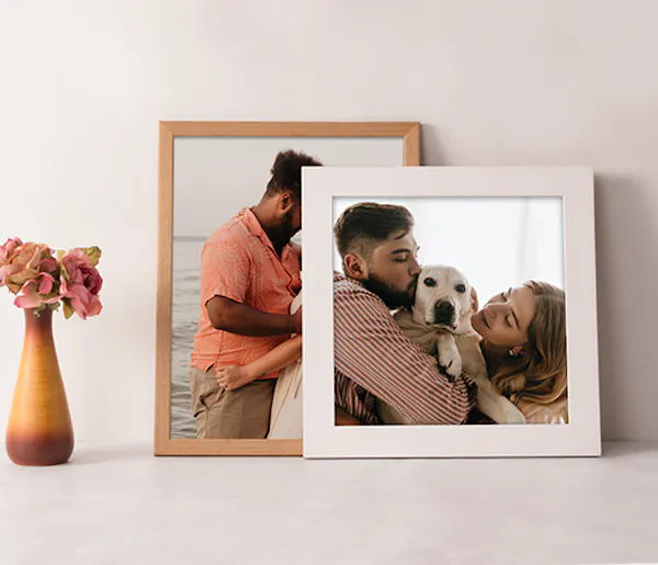 Quadro Classic com foto — moldura preta com vidro