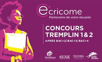 Intègre une grande école de commerce à Bac+2/3 : inscris-toi au concours Tremplin 1 ou 2