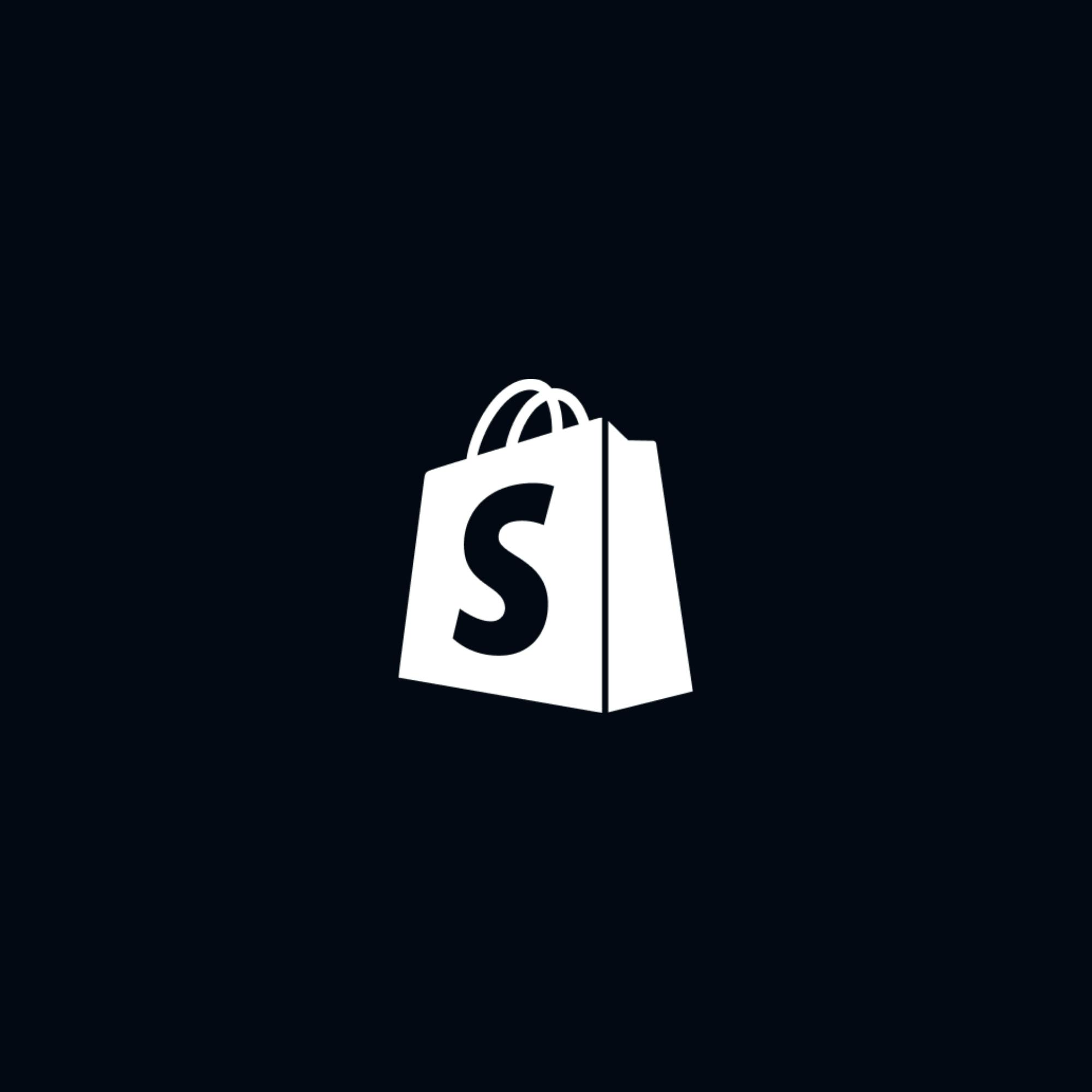 Shopify Icon with purple background