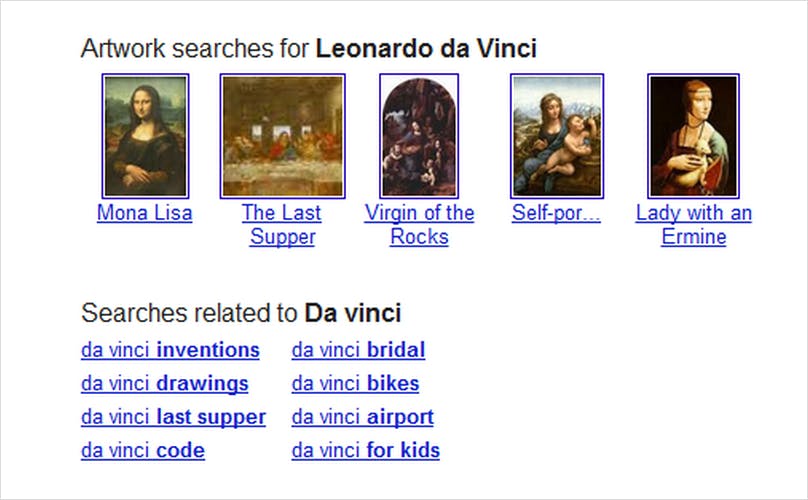 Semantic search example