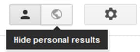 Google + - How to turn off Personal search