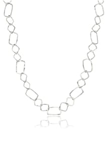 Hamilton &amp; Inches silver chain link necklace