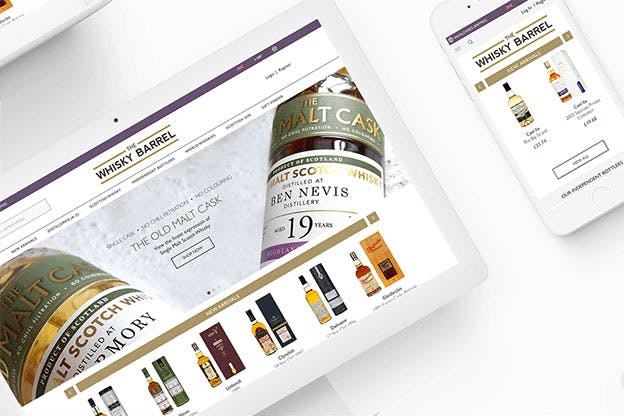 Whisky Barrel portfolio example
