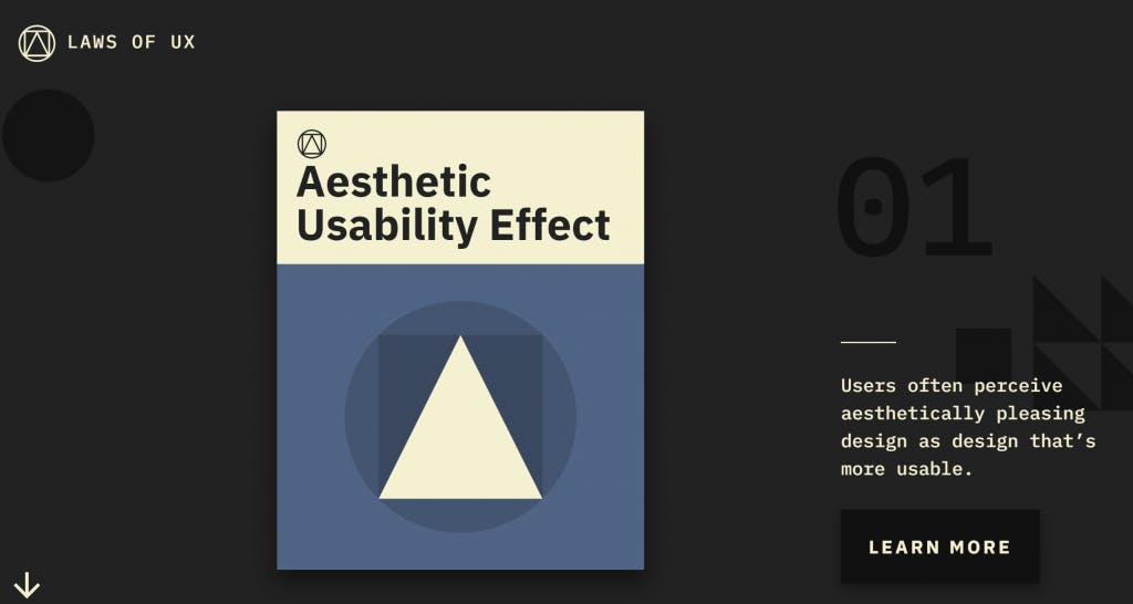 Laws of UX Screenshoot