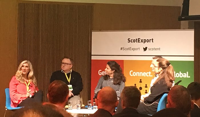 Scot Export Morning Panel with Sticky Heelz, Essence of Harris, Snapdragon and PeakScientific