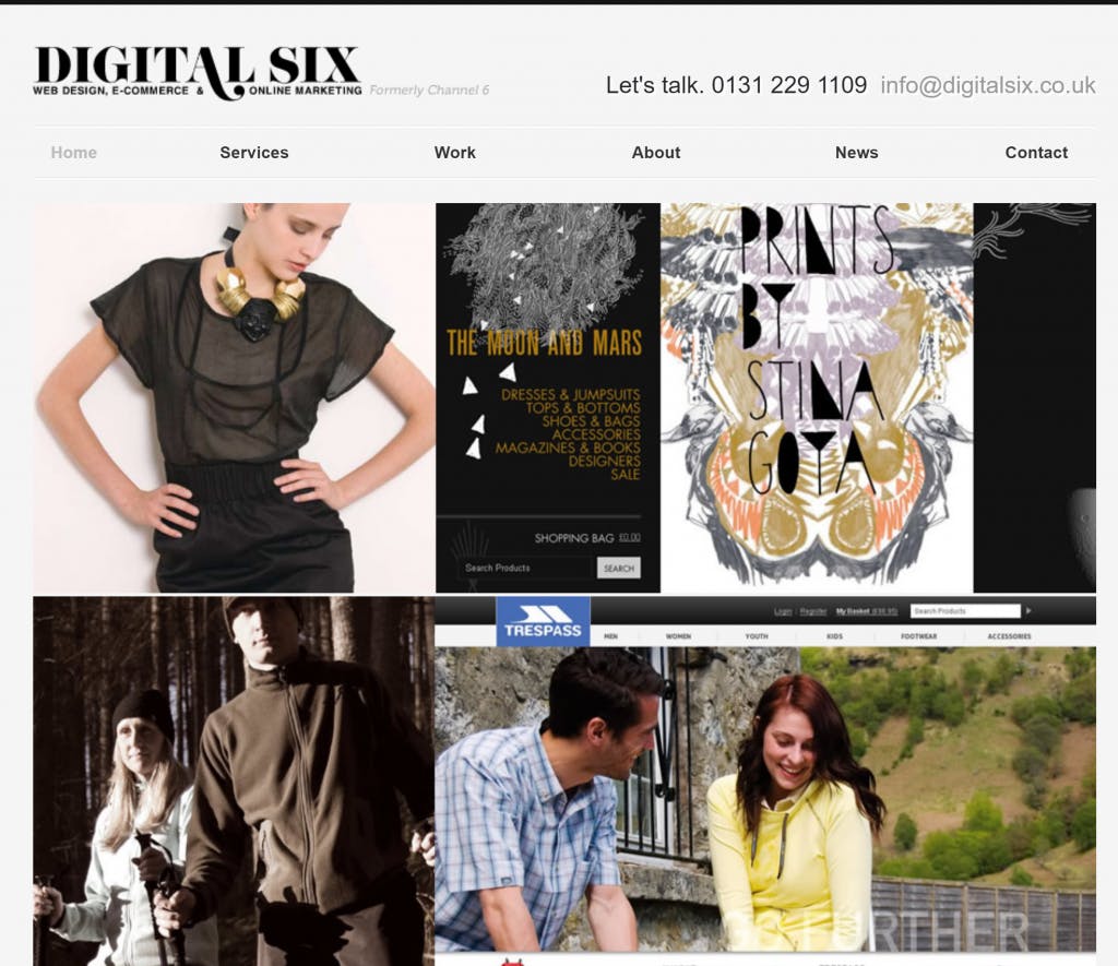 Digital Six Website 2011