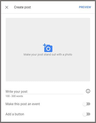 Create a Google Post