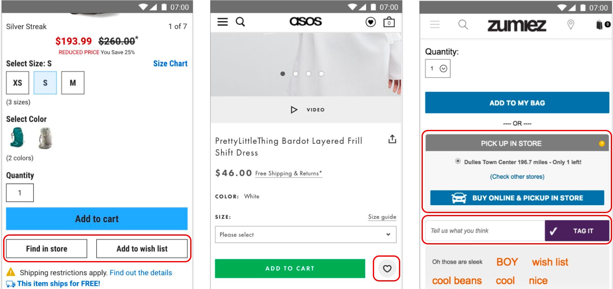 an image showing secondary conversion actions on several websites.