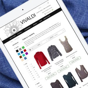 Vivaldi Shopify Ecommerce project by Digital Six