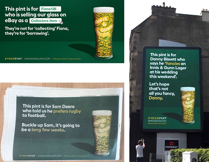 Innis and Gunn YourPint Campaign