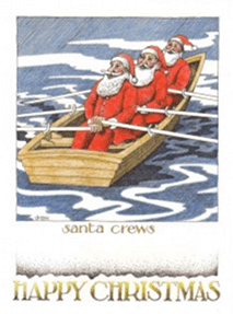 Rock the Boat Christmas Card