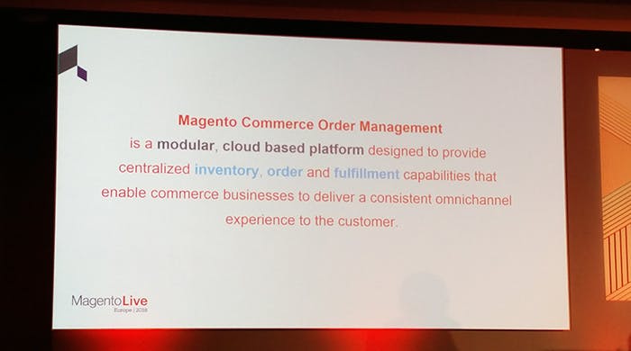 Magento order management integration slide 1