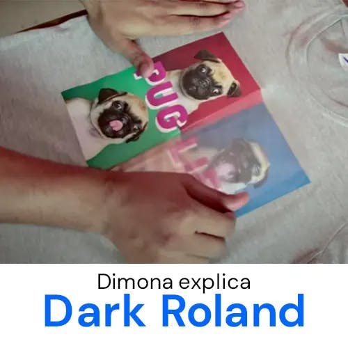 Técnica de estamparia Dark Roland