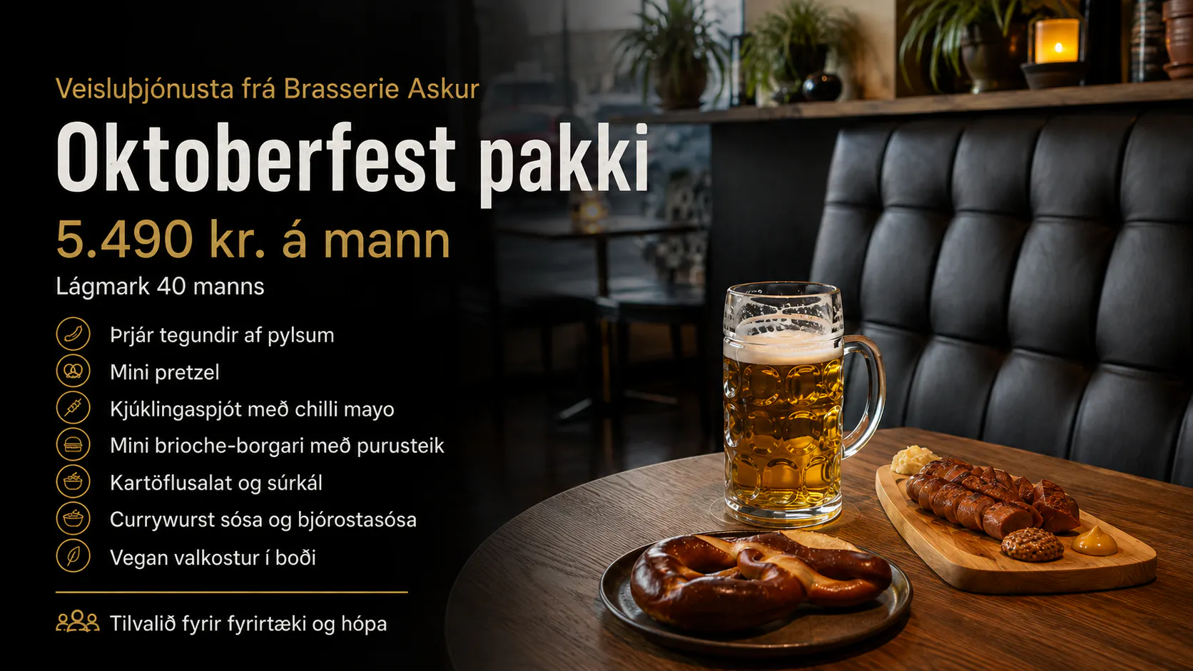 Oktoberfest veisluthjonusta