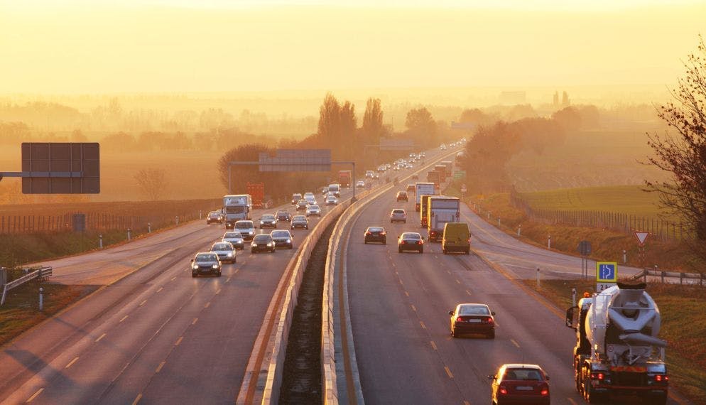 Trafic sur l'autoroute